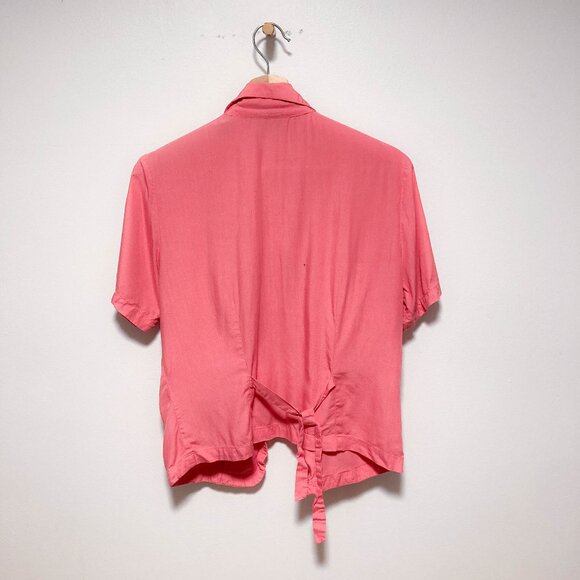 3 FOR $15 Vintage pink button down shirt - Picture 3 of 13